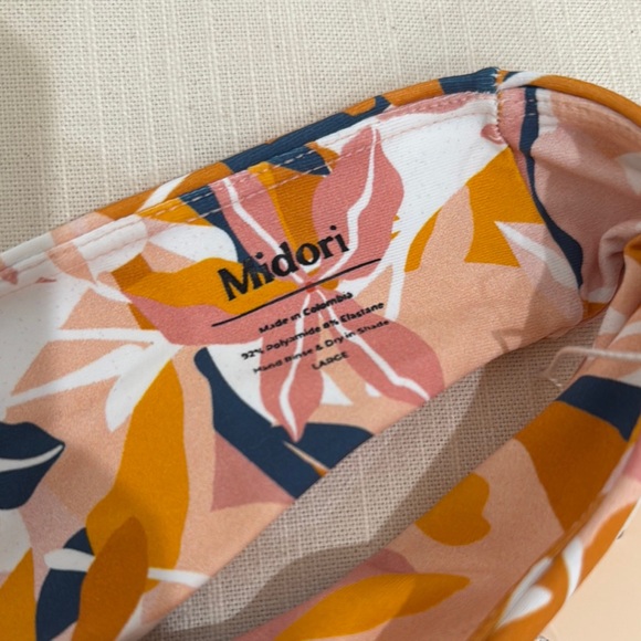 Midori Swim Brayden Bikini Bottom in Laie Print Size Large - Picture 3 of 7